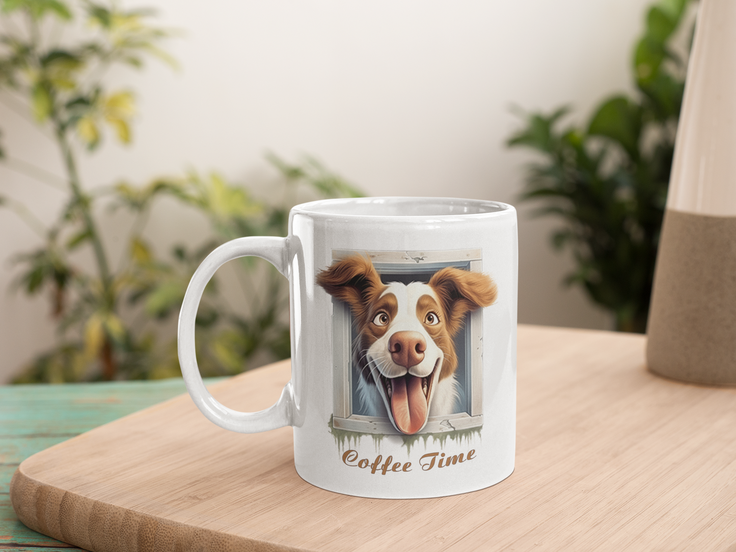 Coffee Time Dog Mug – Gift for Dog Lovers