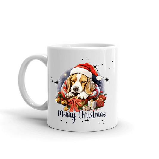 Beagle Christmas Mug