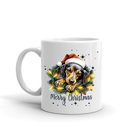 Dachshund Christmas Mugs