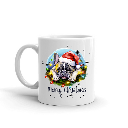 French Bulldog Christmas Mug