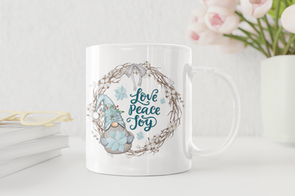 Love Peace Joy- Christmas Mugs