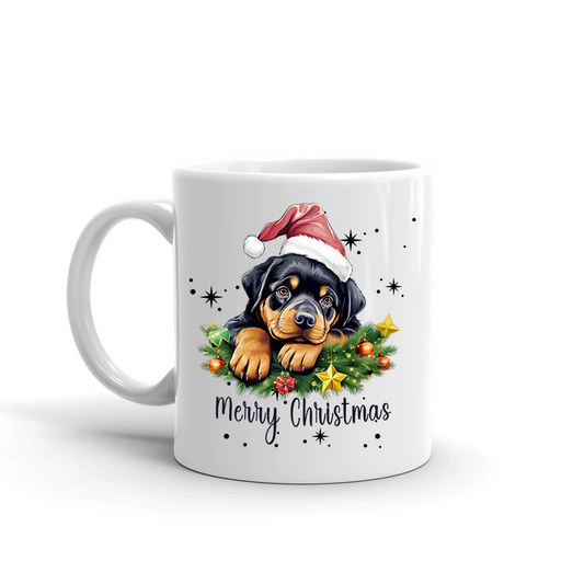 Rottweiler Christmas Mug