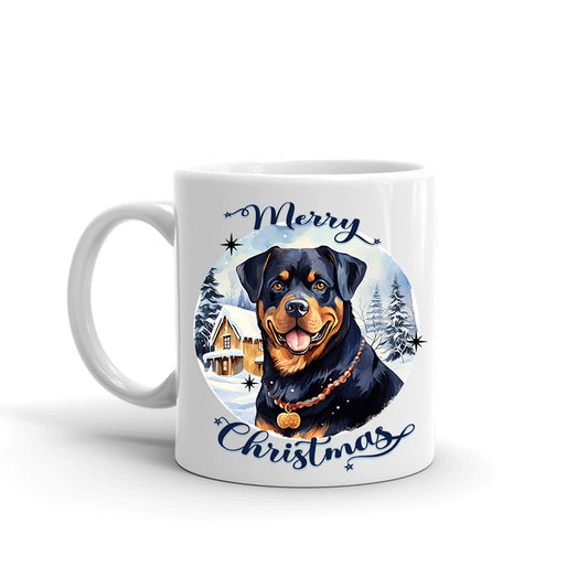 Rottweiler Christmas Mug
